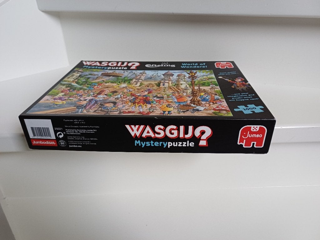 PUZZEL EFTELING WASGIJ 1000 STUKJES Z.G.A.N. 1X GELEGD., Ophalen of Verzenden, Zo goed als nieuw, Gebruiksvoorwerp
