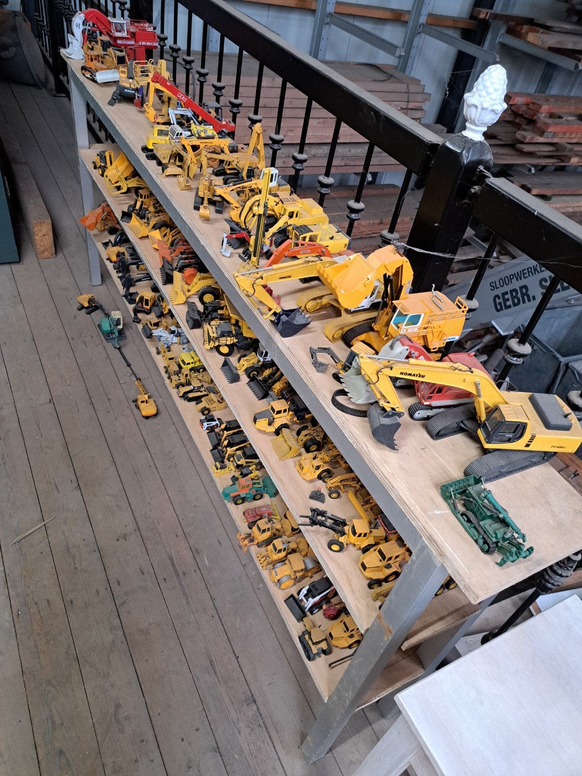 diverse miniatuur kranen en shovels, Ophalen of Verzenden