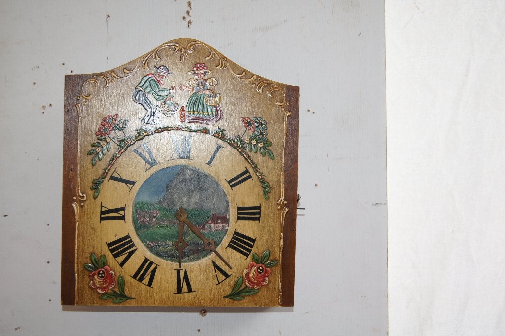 Wandklok antiejk, Ophalen of Verzenden