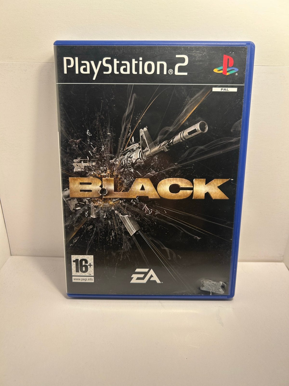 BLACK PlayStation 2 (PS2) - Actie Shooter Game, Gebruikt, Shooter, 1 speler, Ophalen of Verzenden