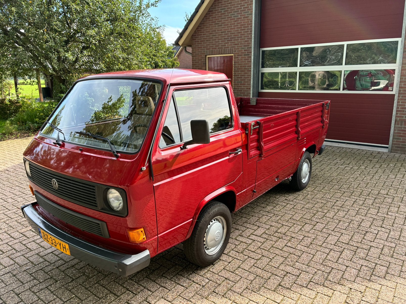Volkswagen Transporter Pick-up Enka 1.6D 1988  incl.btw, Achterwielaandrijving, Beige, 4 cilinders, Origineel Nederlands