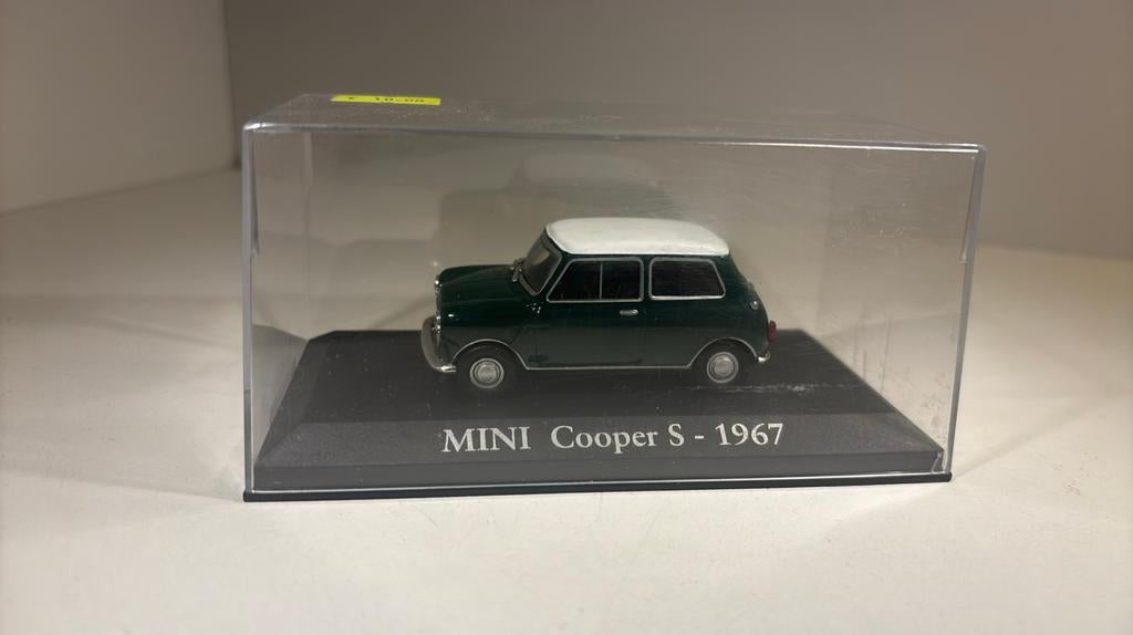 Mini cooper s 1967 atlas 1.43, Hobby en Vrije tijd, Modelauto's | 1:43, Overige merken, Auto, Ophalen of Verzenden, A