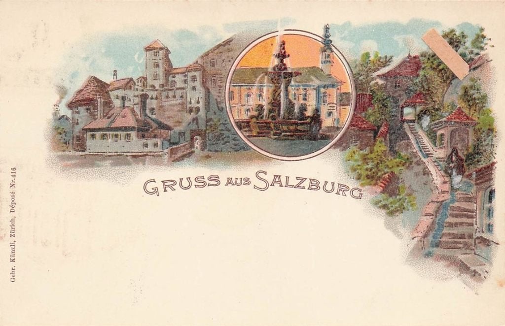 703-169-041 Gruss aus Salzburg, Verzenden, Voor 1920, Oostenrijk