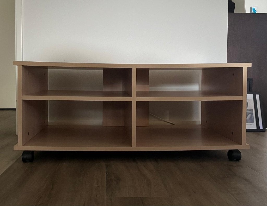 TV-Meubel met Wieltjes, Huis en Inrichting, Ophalen, Gebruikt, 100 tot 150 cm, Minder dan 100 cm