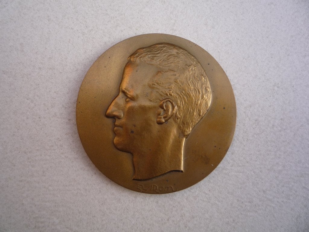 medaille/ gedenkpenning koning Boudewijn, Verzamelen, Koninklijk Huis en Royalty, Ophalen of Verzenden, Gebruikt, Buitenland, Overige typen