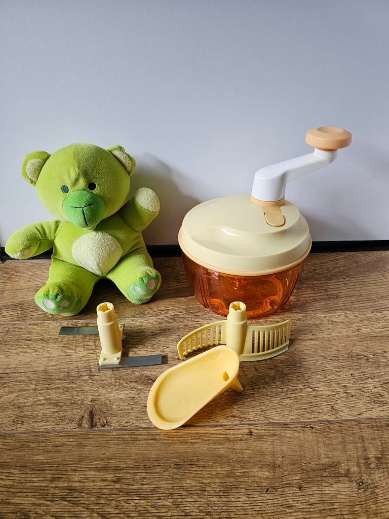 Tupperware geel oranje quickchef/ hakmolen, Huis en Inrichting, Keuken | Tupperware, Ophalen of Verzenden, Gebruikt, Geel, Overige typen
