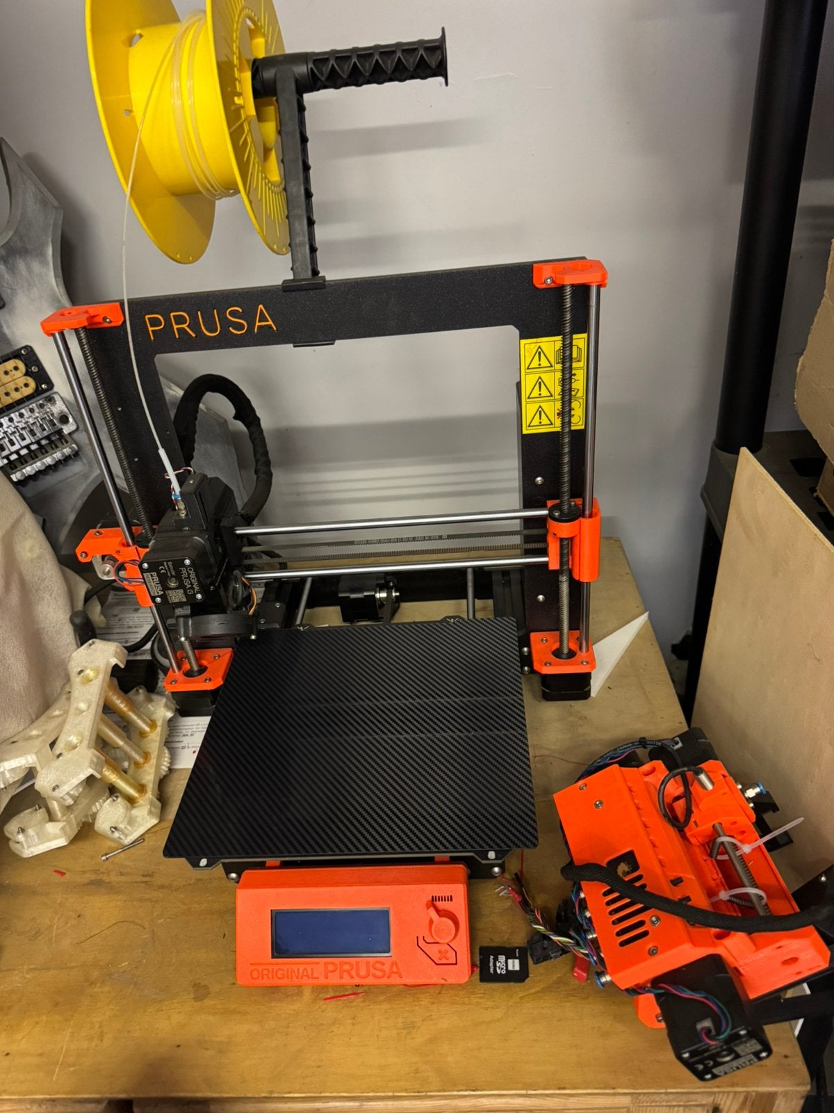 Prusa mk3.5s+ met mmu2 (kapotte voeding), Gebruikt, Filament, Ophalen, Prusa