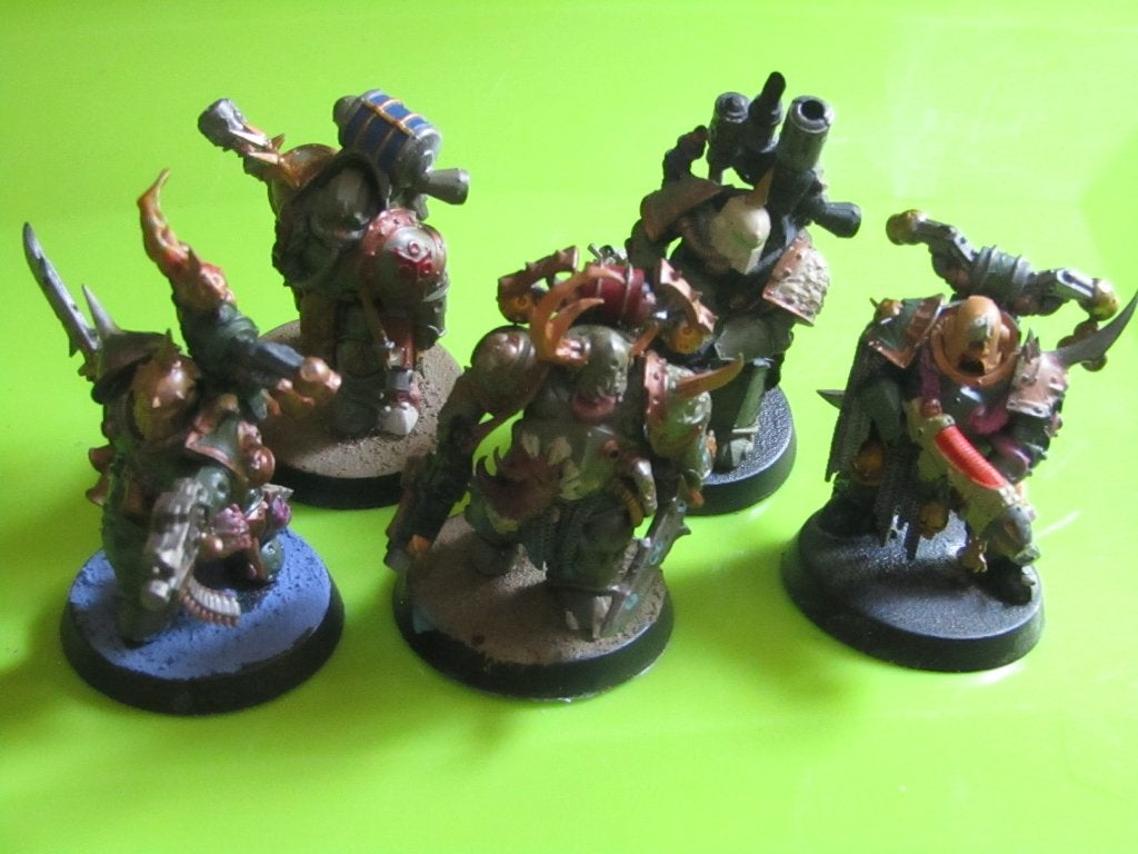 Dark Imperium Deathguard Plague Marines, Hobby en Vrije tijd, Wargaming, Met verf, Gebruikt, Verzenden, Figuurtje(s)