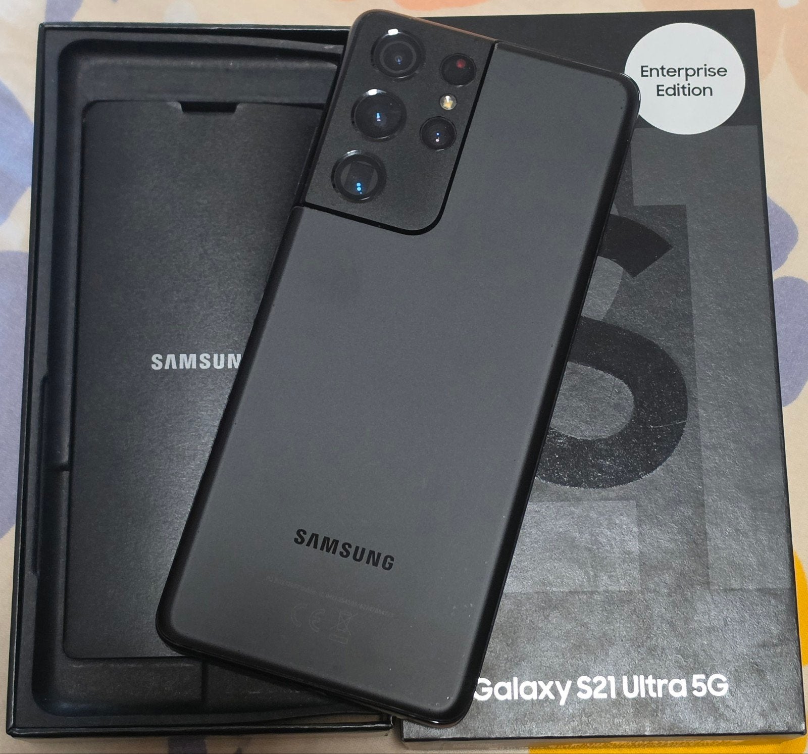 Samsung Galaxy S21 Ultra 5G Enterprise Edition Zwart, Ophalen, Gebruikt, Zwart, Touchscreen