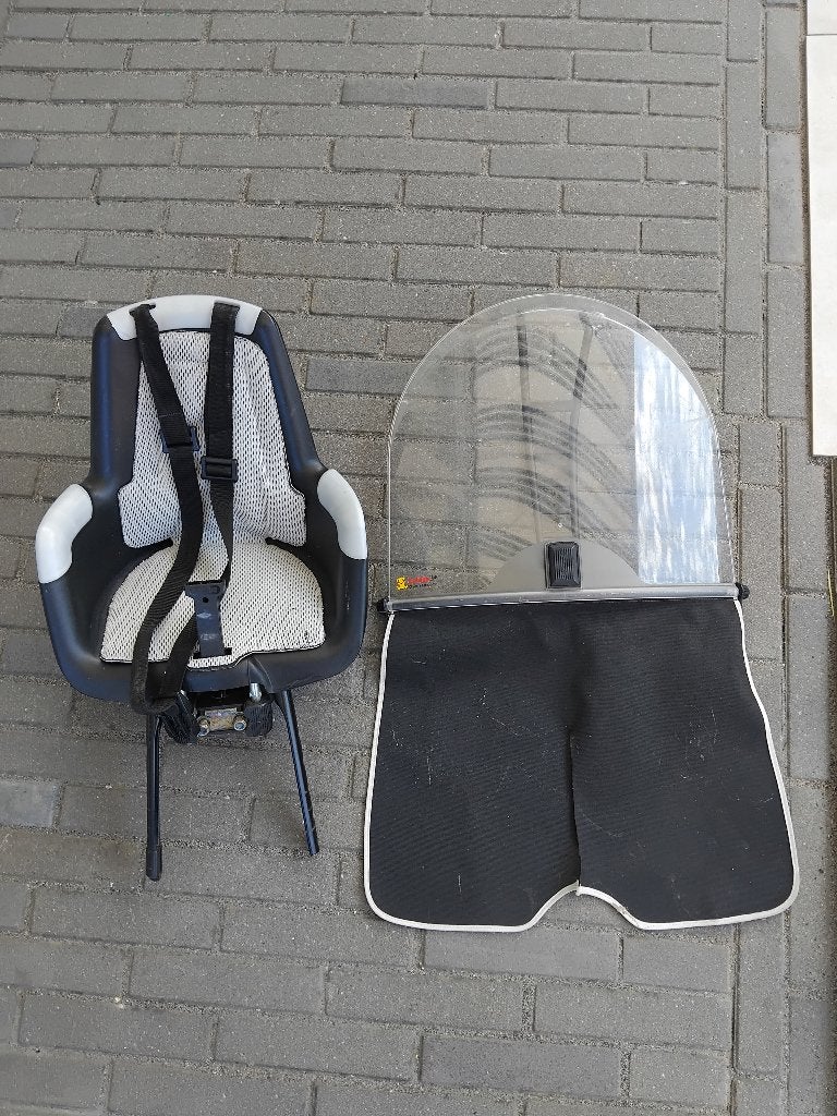 Fietsstoeltje, Ophalen, Gebruikt, Voorzitje, Bobike