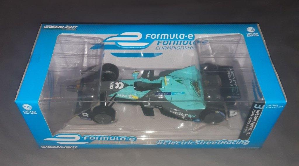 Greenlight 18105 1:18 Formula E Nelson Piquet junior, Hobby en Vrije tijd, Modelauto's | 1:18, Verzenden, Nieuw, Auto, Overige merken