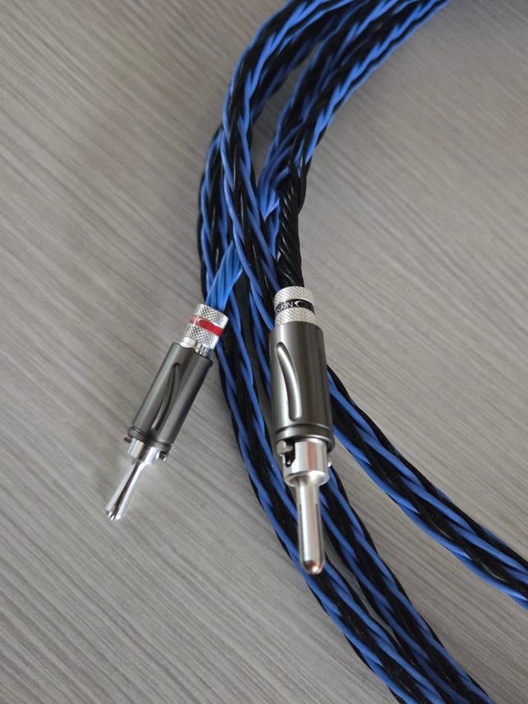 Kimber 8tc kabel, Ophalen of Verzenden, Zo goed als nieuw, Minder dan 2 meter, Luidsprekerkabel
