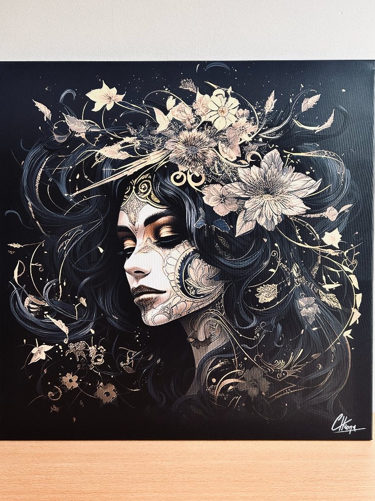Giclee Chroma-xx - Déesse des morts  ZOMEROPRUIMING, Antiek en Kunst, Gesigneerd in de plaat, Verzenden, Giclee