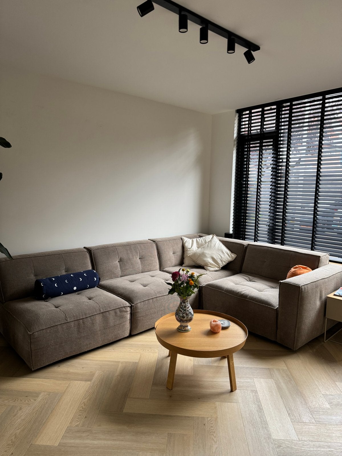 Riviera Maison bank - verstelbare rugleuning, Huis en Inrichting, Ophalen, 250 tot 300 cm, Gebruikt, Hoekbank