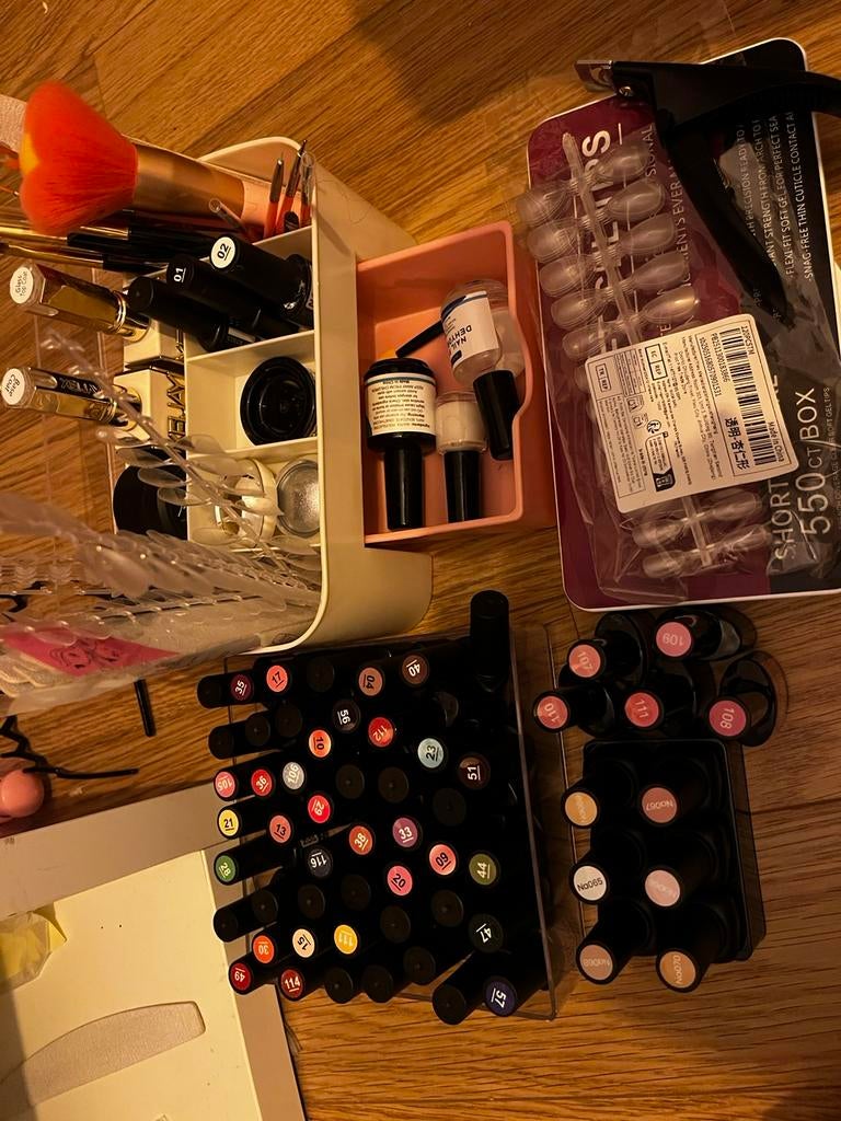 nagel supplies, Ophalen of Verzenden, Gebruikt, Wit, Handen en Nagels