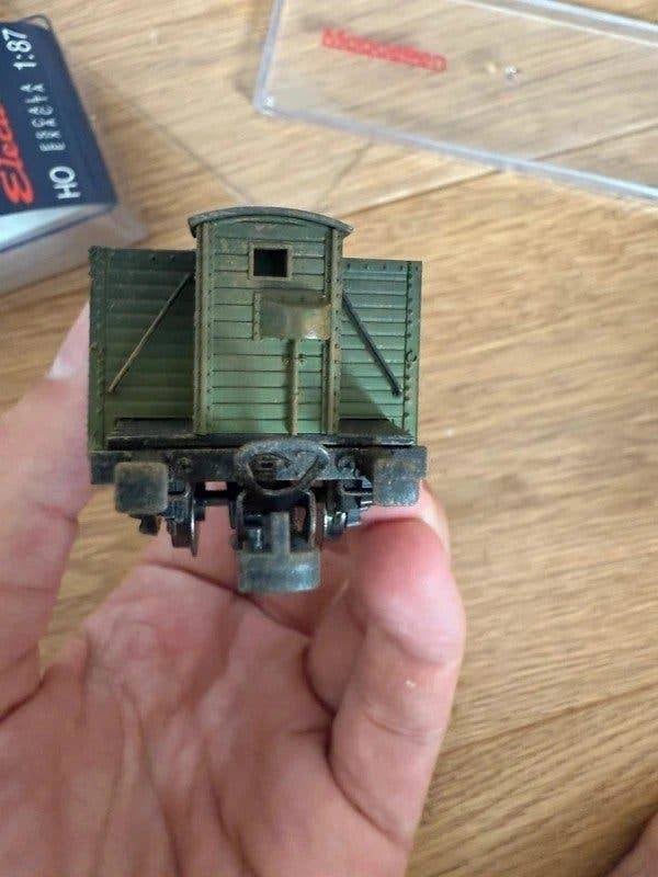 Electrotren 1990 wagen X met kolen garita Maquetren patina, Overige merken, Gelijkstroom, Wagon, Ophalen of Verzenden