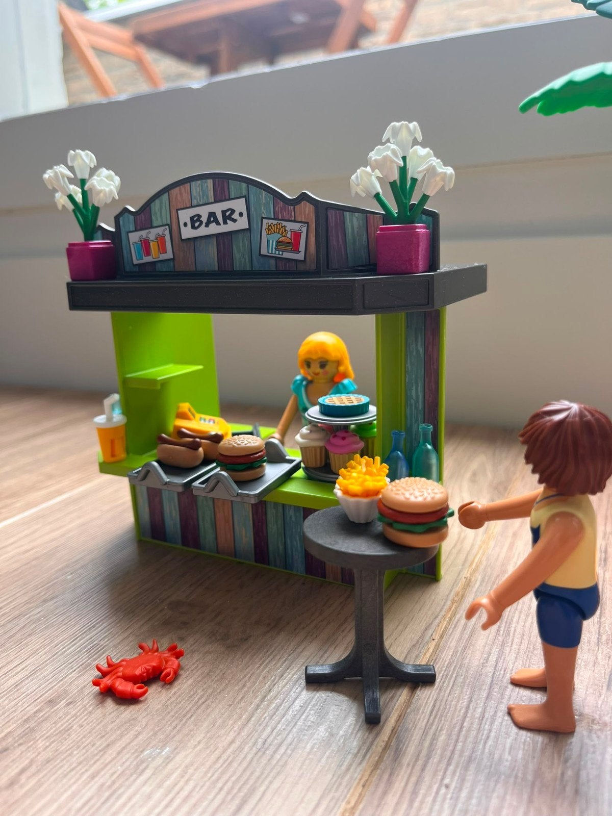 Playmobil set, strand kiosk, complete set, Playmobil, Ophalen of Verzenden, Zo goed als nieuw