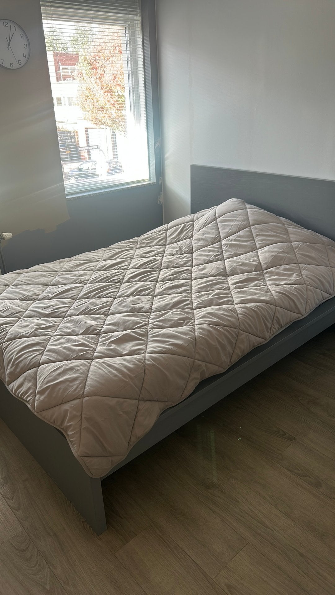 IKEA Malm bed met 2 lades en lattenbodem 140x200 cm, Ophalen, Gebruikt, Tweepersoons, Overige maten