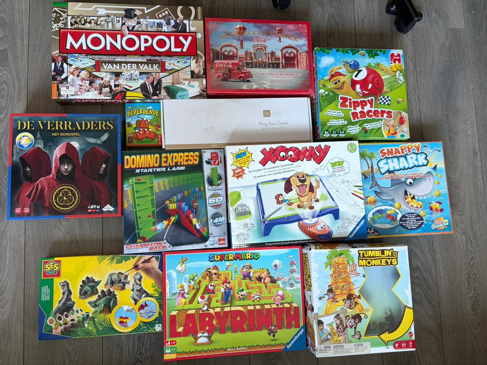 Diverse spellen, speelgoed, puzzels en boeken., Ophalen, Zo goed als nieuw