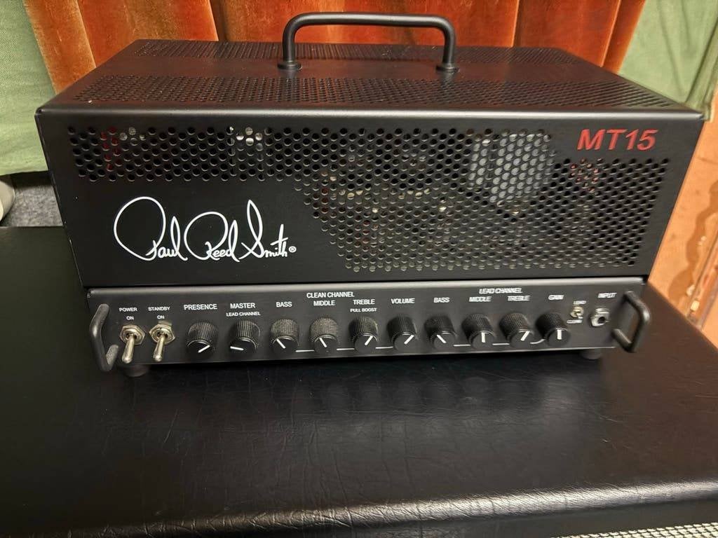 PRS MT 15 Tremonti 2-kanaals 15W buizenversterker, Muziek en Instrumenten, Valparaisodreef 131, 3563VM Utrecht, NL, Minder dan 50 watt