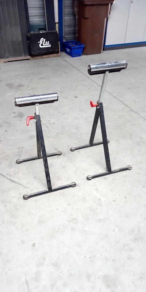 Gelijder rollen voor zaagtafel - Set van 2, Ophalen