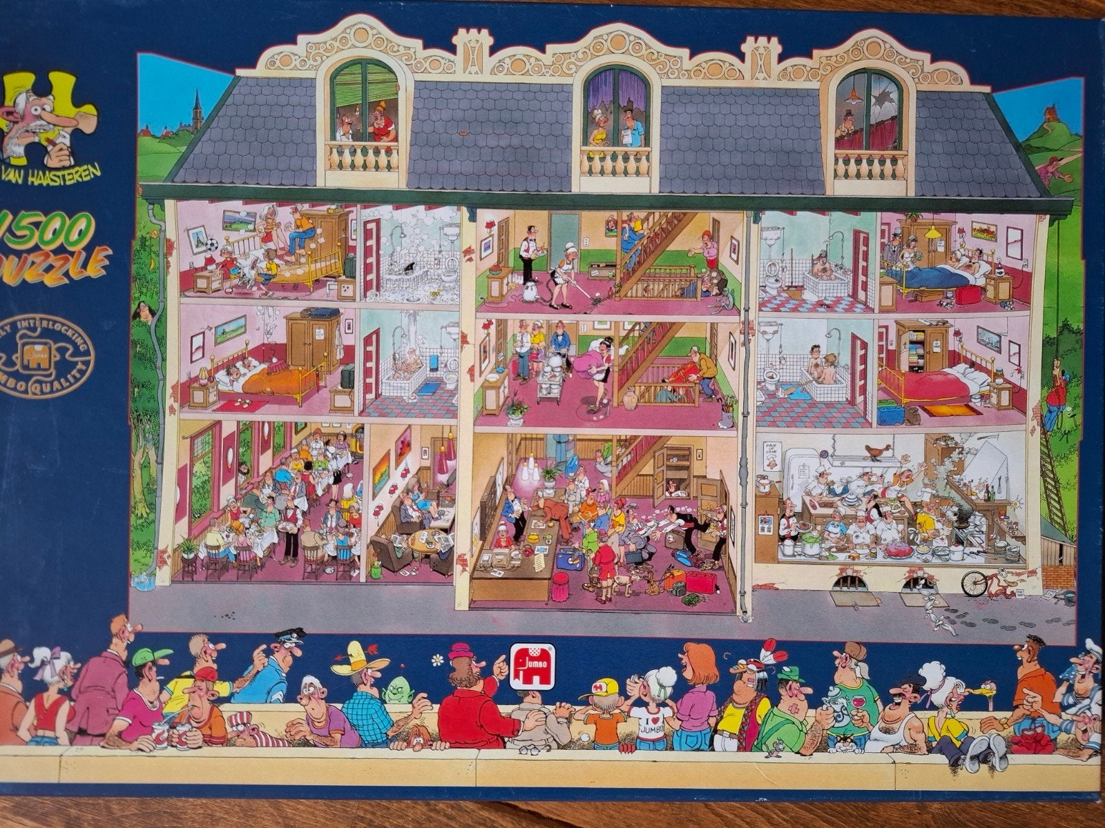 Jan van Haasteren Contour puzzel Hotel, Ophalen of Verzenden, 500 t/m 1500 stukjes, Zo goed als nieuw