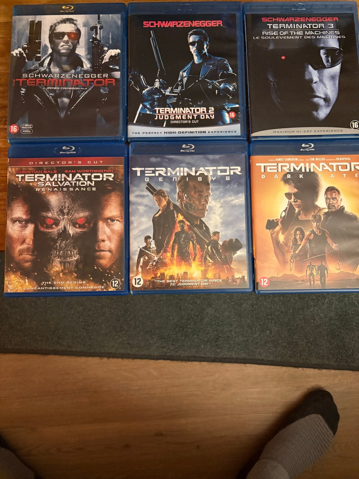 Terminator Blu-ray Collectie (6 films), Cd's en Dvd's, Vanaf 16 jaar, Nederlands, Actie, Ophalen of Verzenden