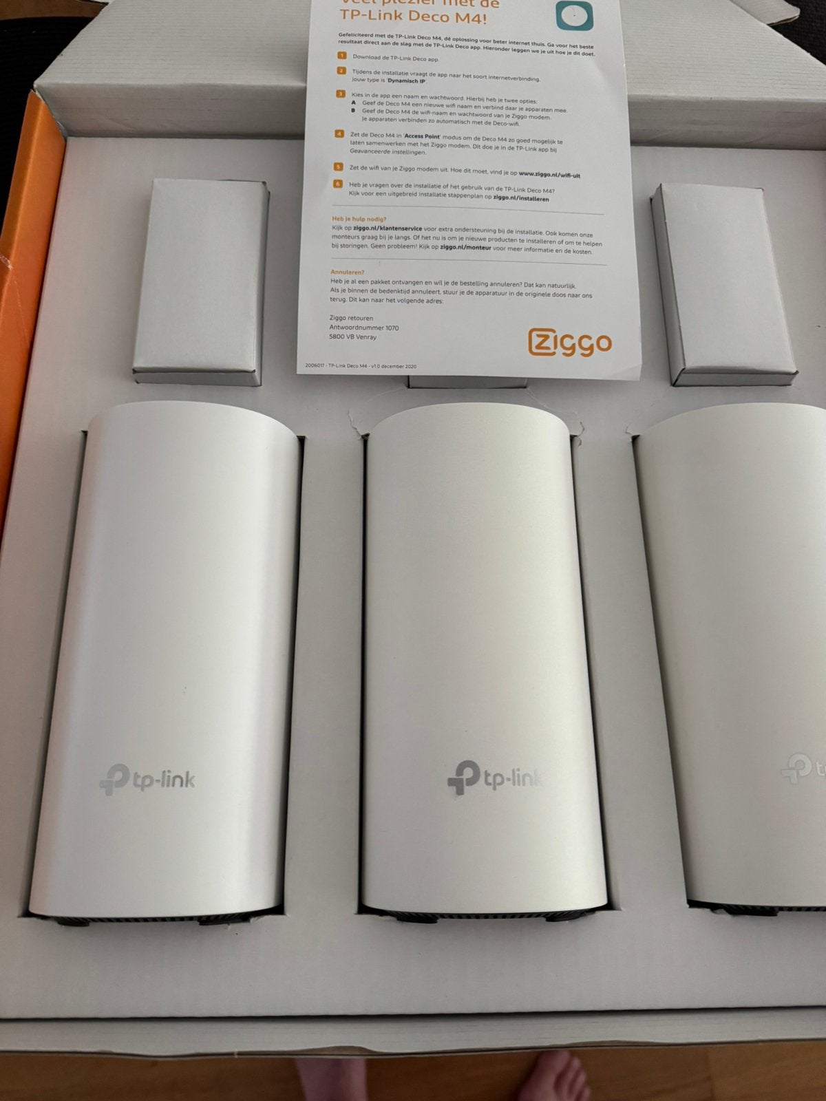 TP-Link Deco M4 6 stuks, Ophalen of Verzenden, Zo goed als nieuw, TP-Link Deco
