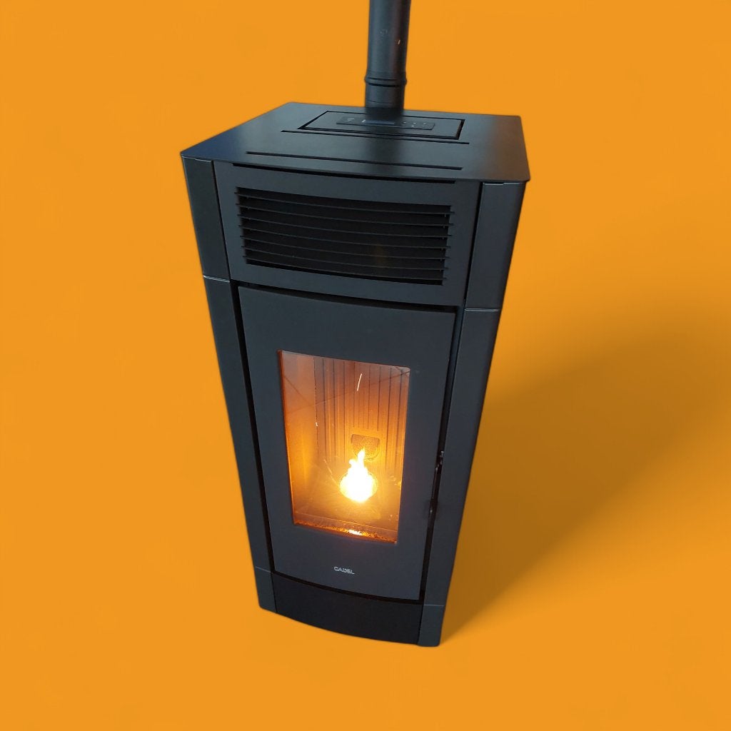 pelletkachel Cadel Cristal 9 autoclean, Huis en Inrichting, Ophalen, Overige brandstoffen, Nieuw, Pelletkachel