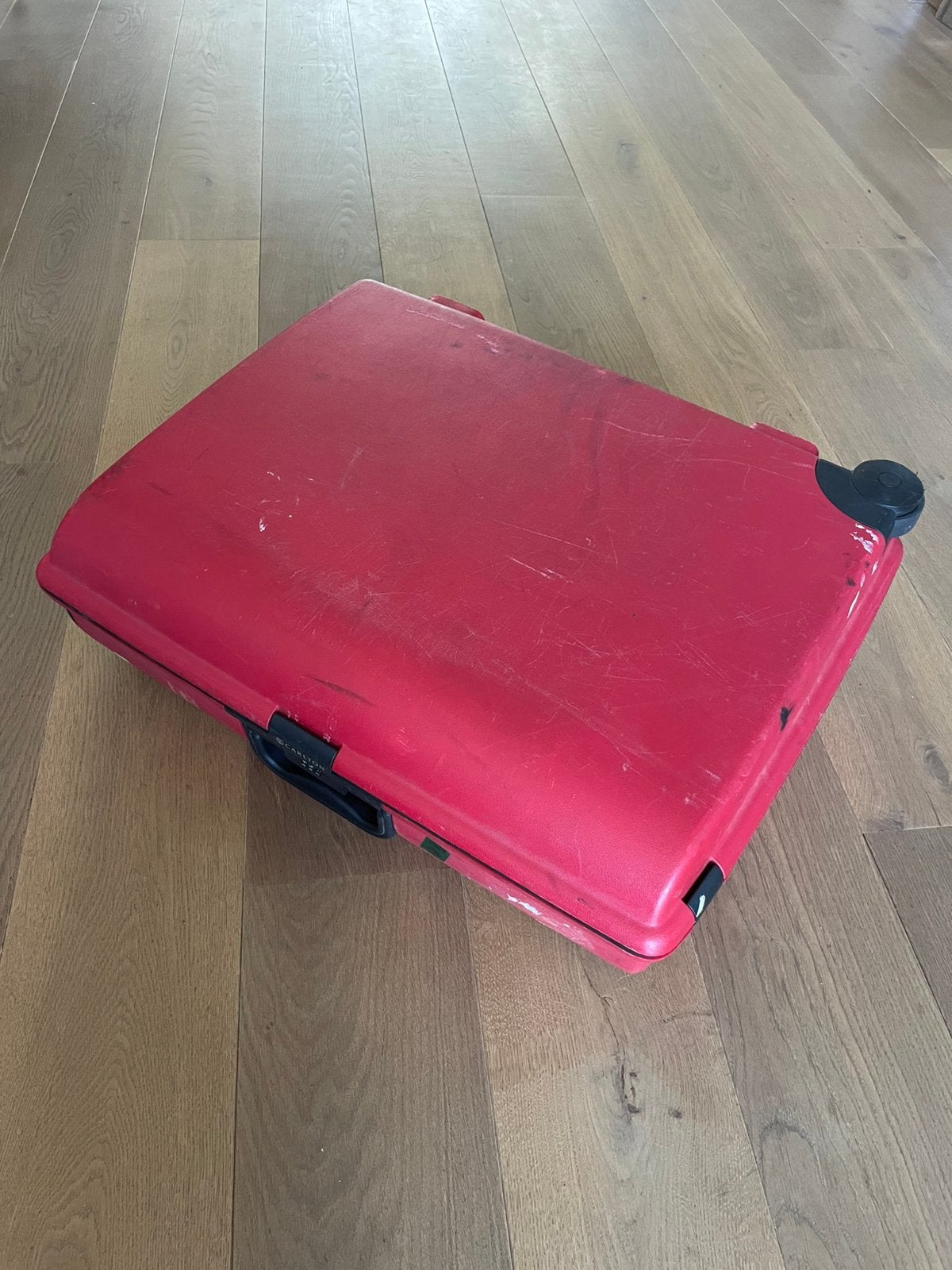 Grote Carlton koffer met cijferslot, Sieraden, Tassen en Uiterlijk, Koffers, Gebruikt, Hard kunststof, 45 tot 55 cm, Slot