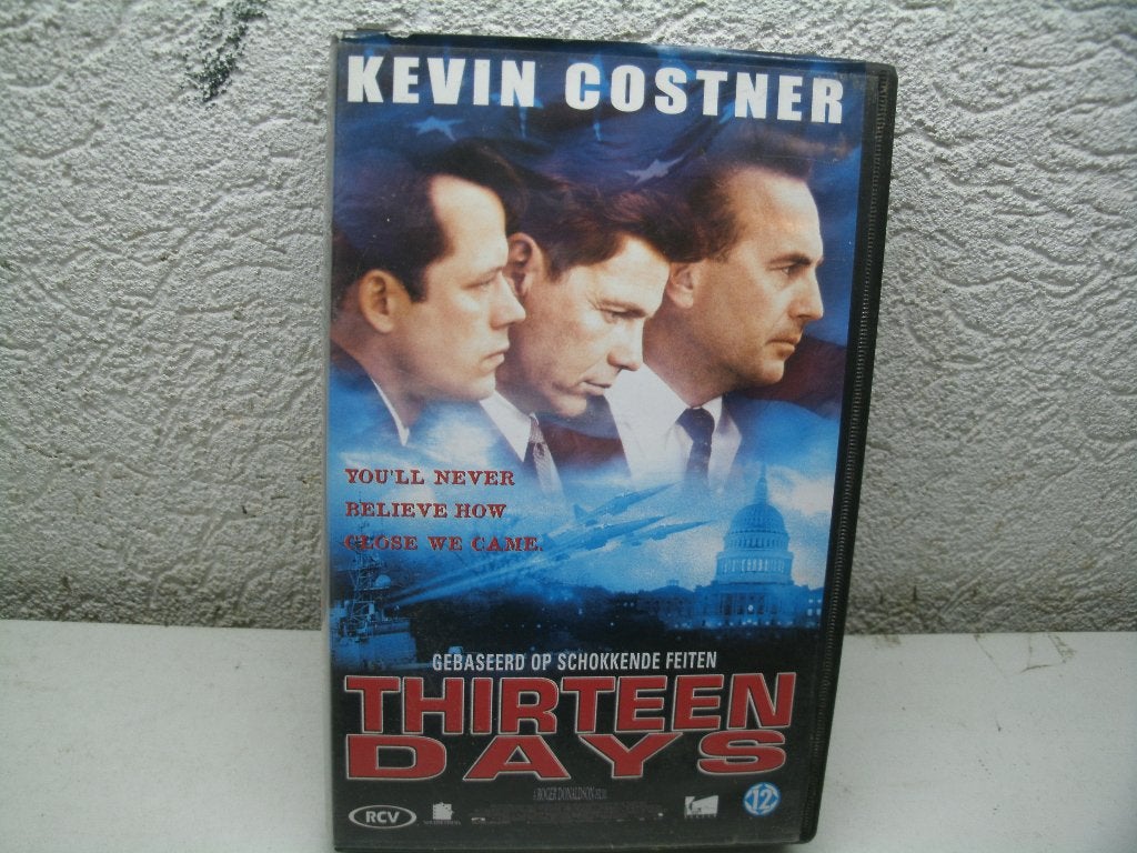 vhs 171b thirteen days, Cd's en Dvd's, VHS | Film, Alle leeftijden, Ophalen of Verzenden, Zo goed als nieuw, Actie en Avontuur