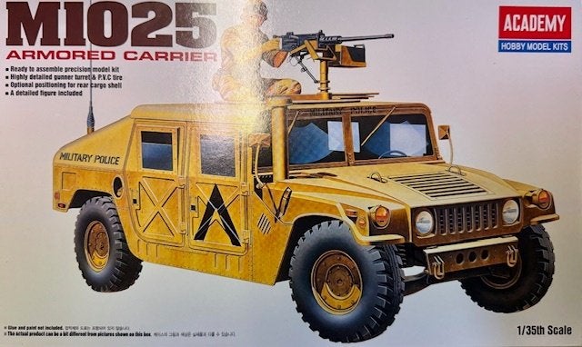 Coelianmodels, Academy 13403, M-1025 Hummer, 1/35, € 17,99, Overige merken, Tank, 1:32 tot 1:50, Nieuw