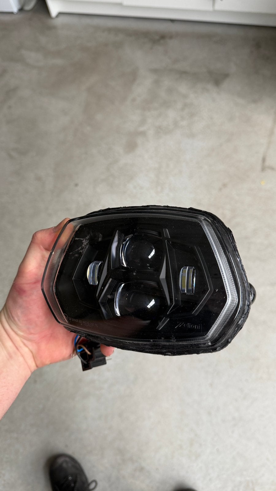 Zelioni koplamp Vespa Sprint, Ophalen of Verzenden, Gebruikt, Koplamp