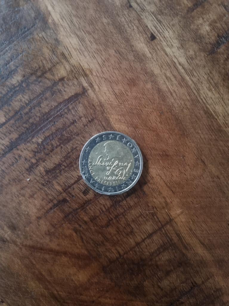 Zeldzame 2 Euro munt Slovenië 2007, Ophalen of Verzenden, Slovenië, 2 euro, Losse munt