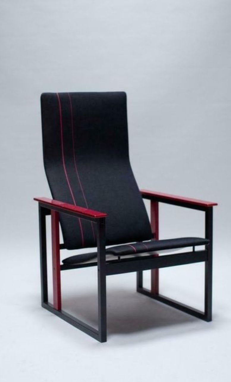Artzan fauteuil van Simo Heikkilä, Ophalen, Zwart, Zo goed als nieuw, Stof