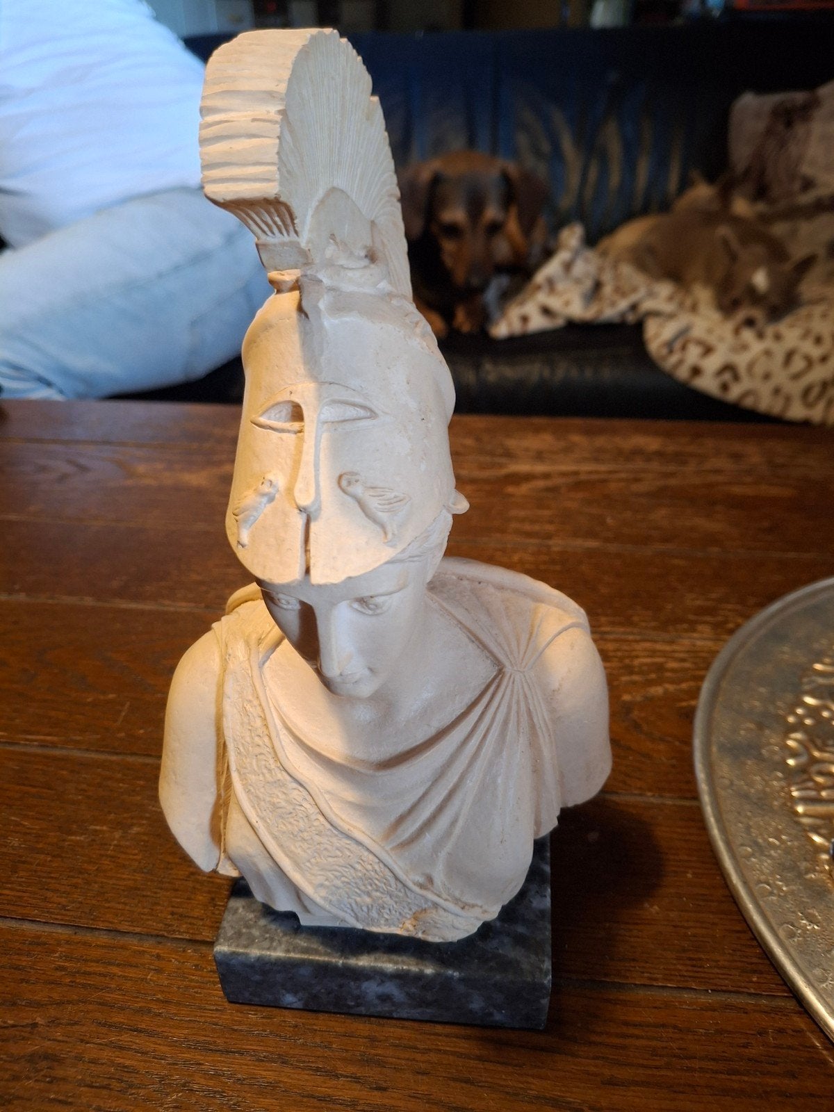 romeins Grieks borstbeeld hoogte 28cm, Antiek en Kunst, Ophalen of Verzenden