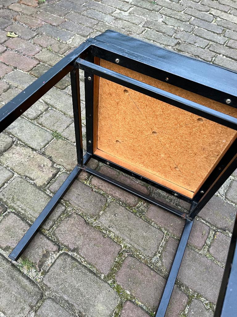 Spectrum Kembo Gispen krukje jaren 60 metaal, Ophalen, Gebruikt, Hout