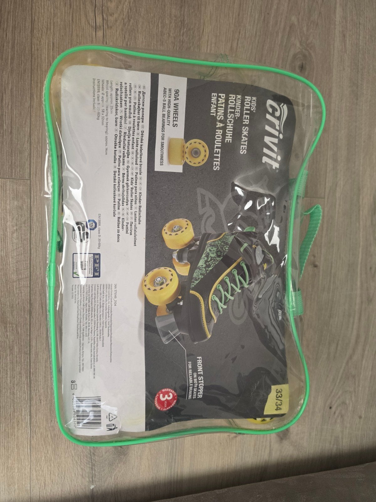 Crivit Kinder rolschaatsen - Maat 33/34, Ophalen, Nieuw, Overige typen, Overige merken