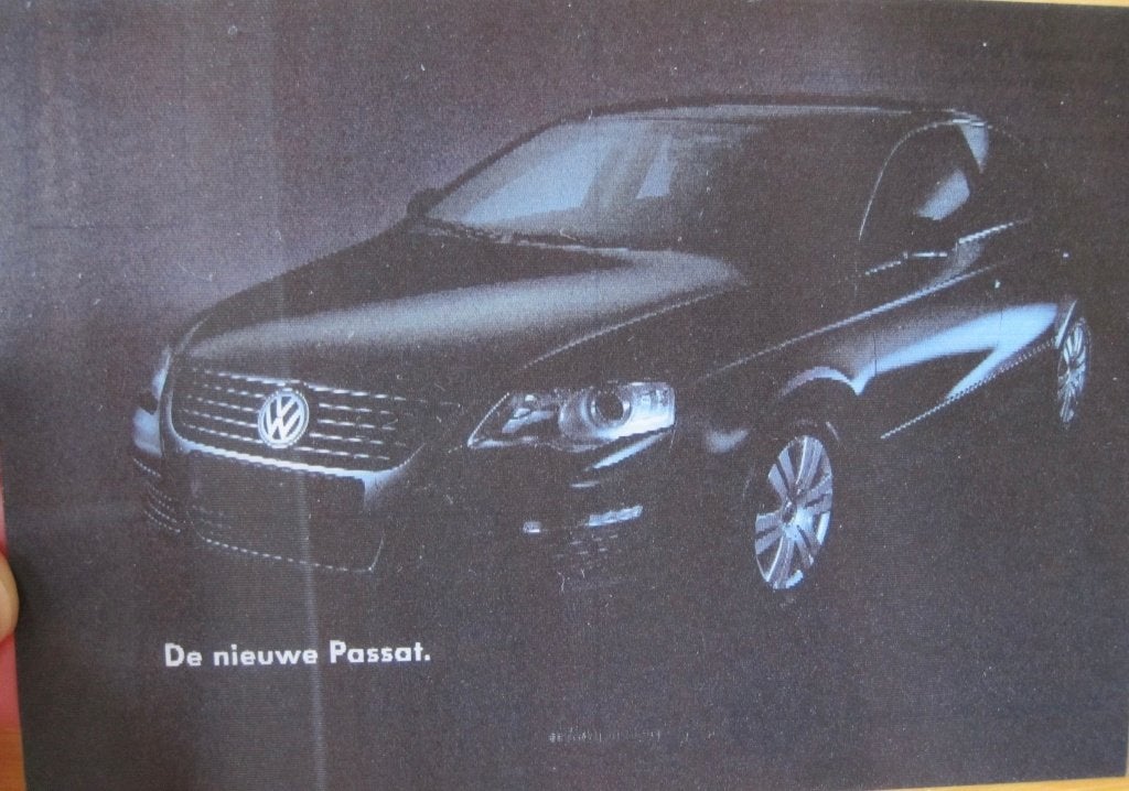 lenticulaire ansichtkaart van de Volkswagen Passat - nieuw, Verzenden, 1980 tot heden, Ongelopen, Voertuig