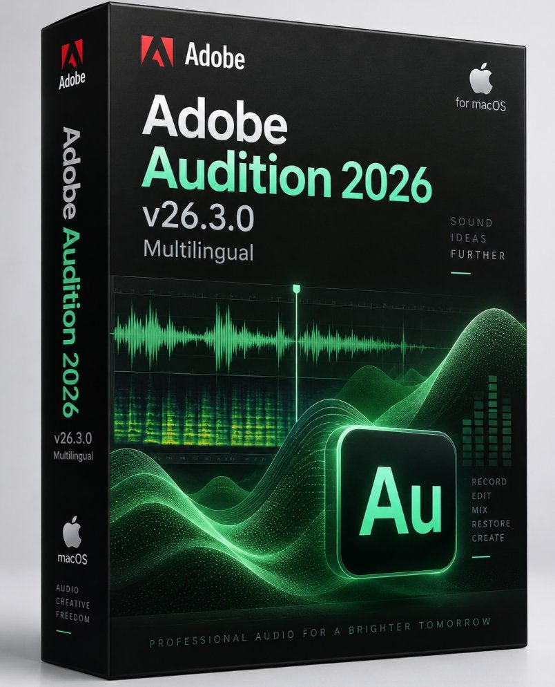Adobe Audition 2026 v26.3.0 – Mac (Multilingual), Ophalen, Nieuw, MacOS