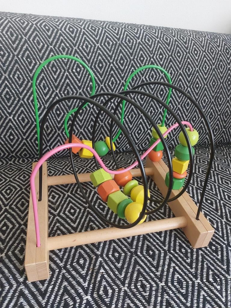 Houten Kralenrek, Kinderen en Baby's, Ophalen, Zo goed als nieuw, Overige typen