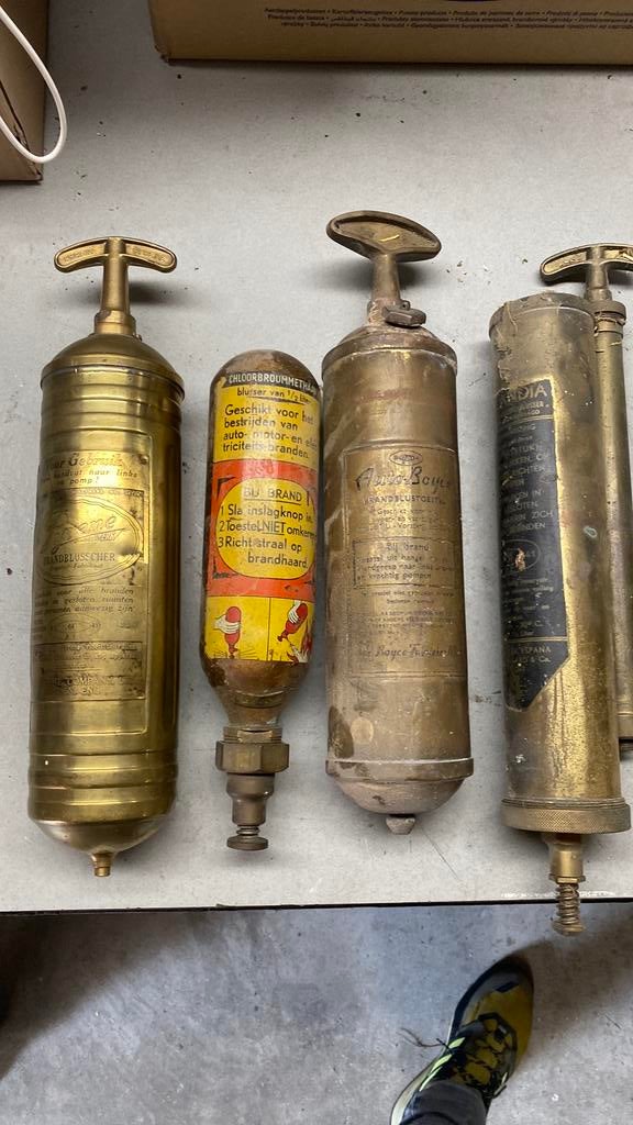 Brandblussers antiek, Ophalen of Verzenden, Gebruikt, Brandblusser
