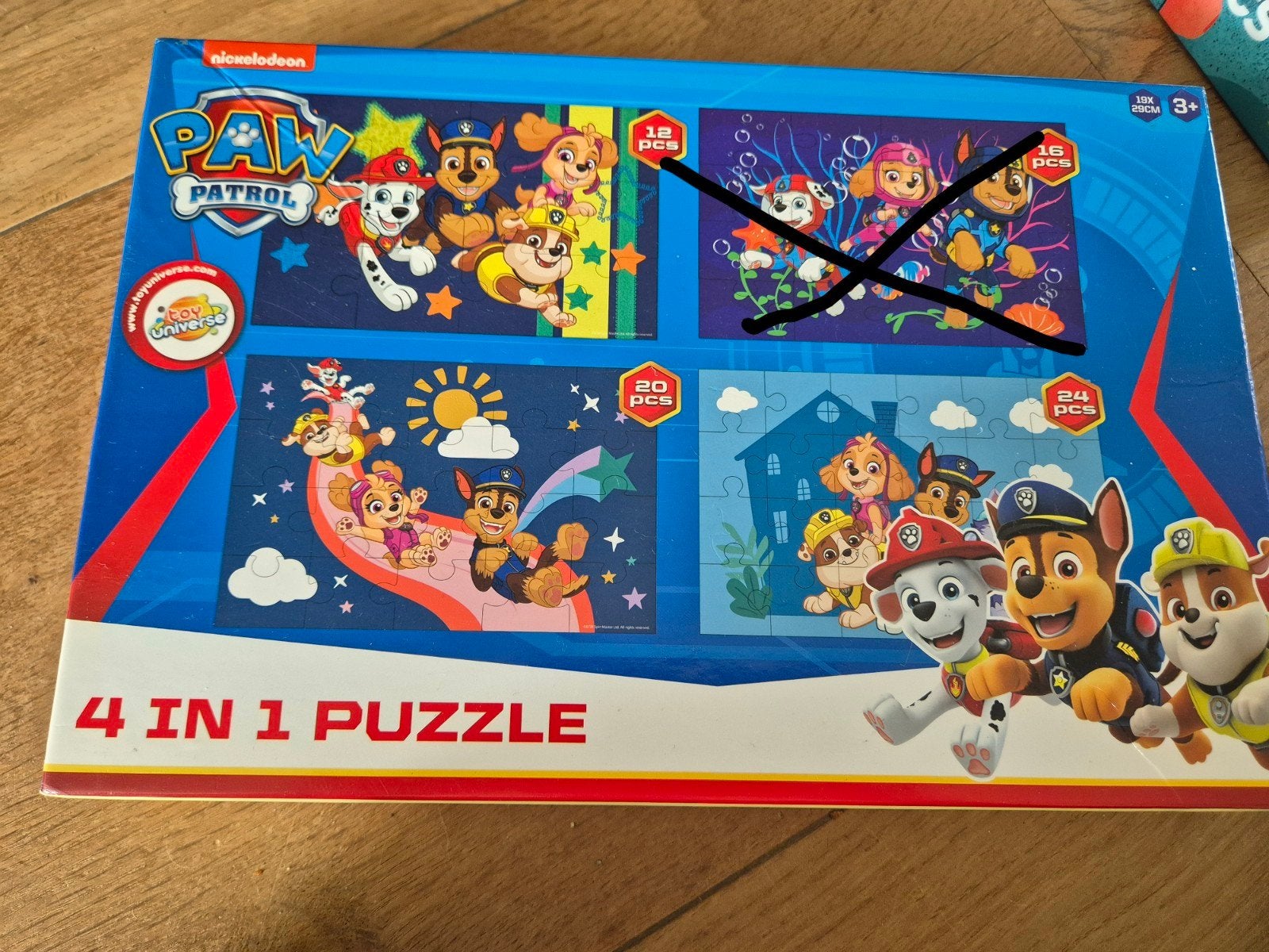 Gratis Paw Patrol 2 -in-1 Puzzel, Ophalen, 10 tot 50 stukjes, 2 tot 4 jaar