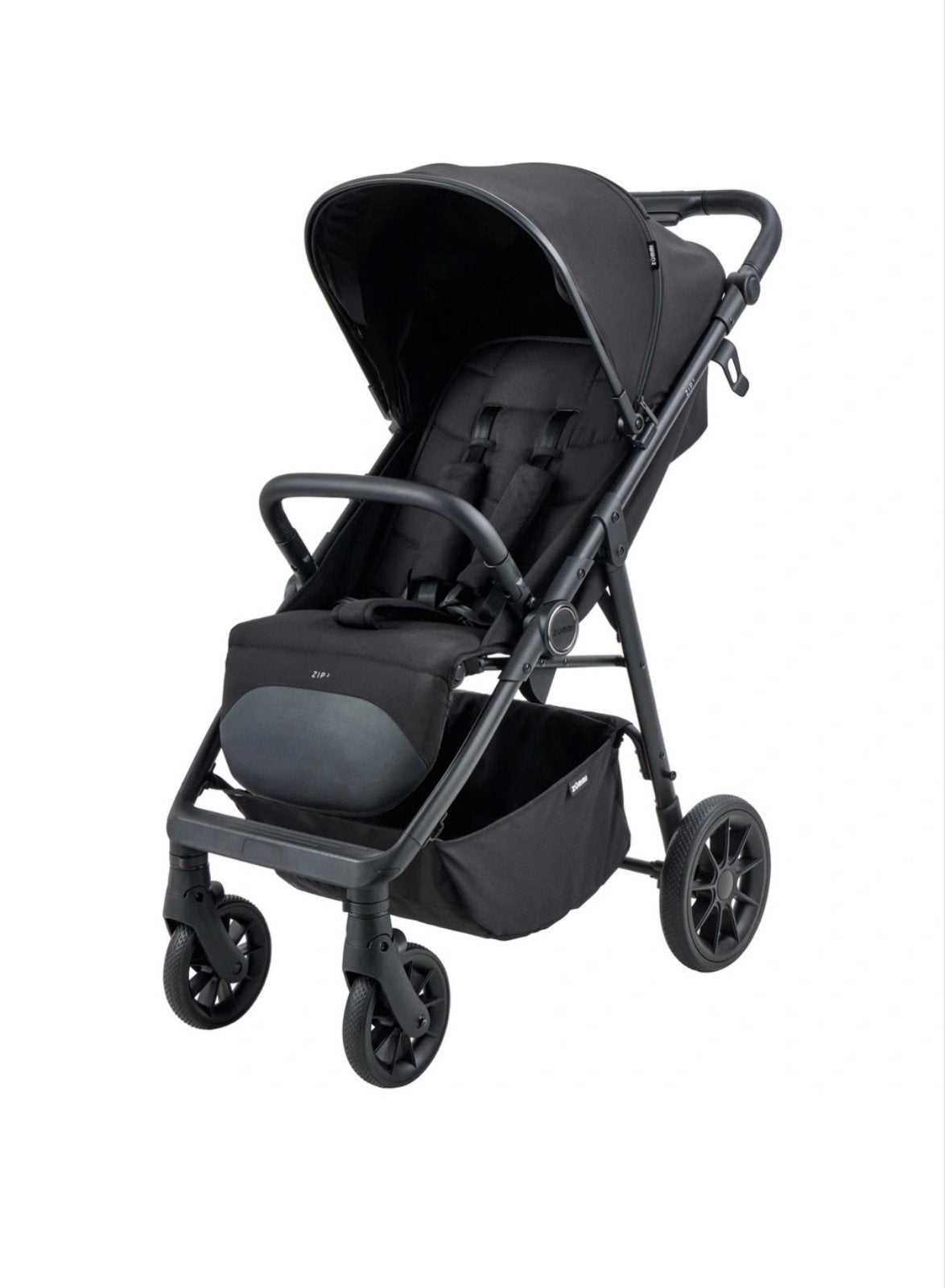 Zummi Zip 2 Buggy Zwart, Kinderen en Baby's, Ophalen, Zo goed als nieuw, Overige merken, Verstelbare rugleuning