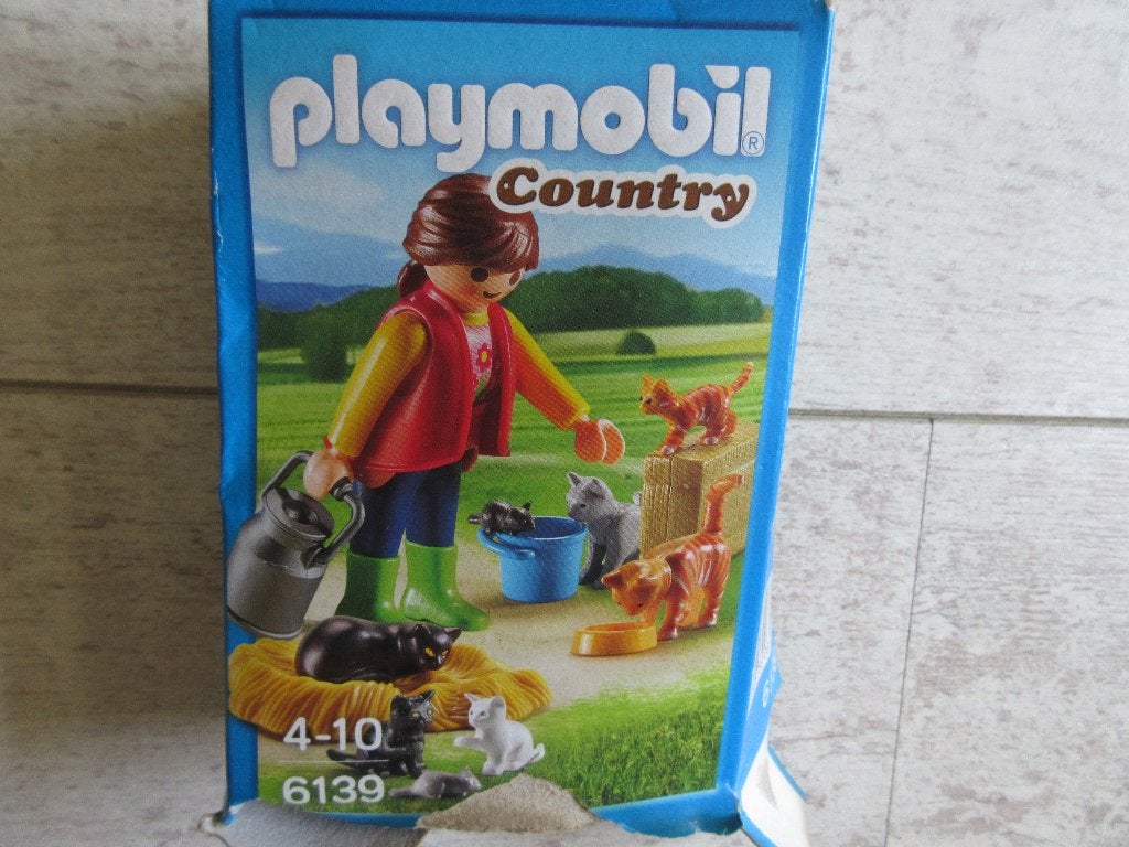 Playmobil country 6139 Kattenfamilie complete set, Complete set, Nieuw, Ophalen of Verzenden, Figuren