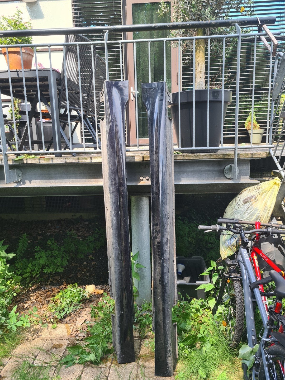 BMW OEM E60/E61 M PAKKET SIDE SKIRTS, Ophalen, Gebruikt, Links, Bumper