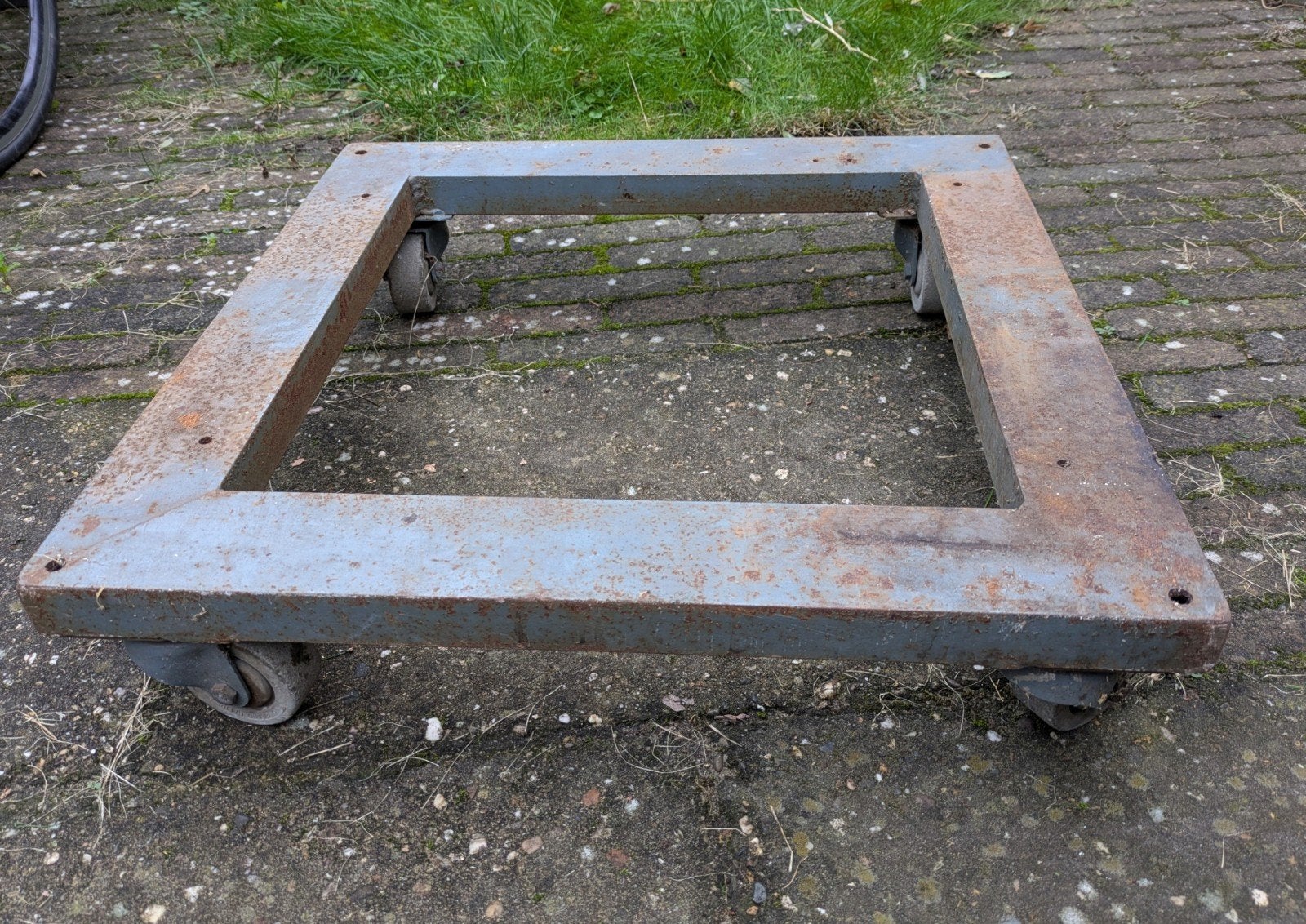 Metalen transportdolly met wielen - Zwaar materieel, 100 liter of meer, Ophalen, Gebruikt, Transportkar