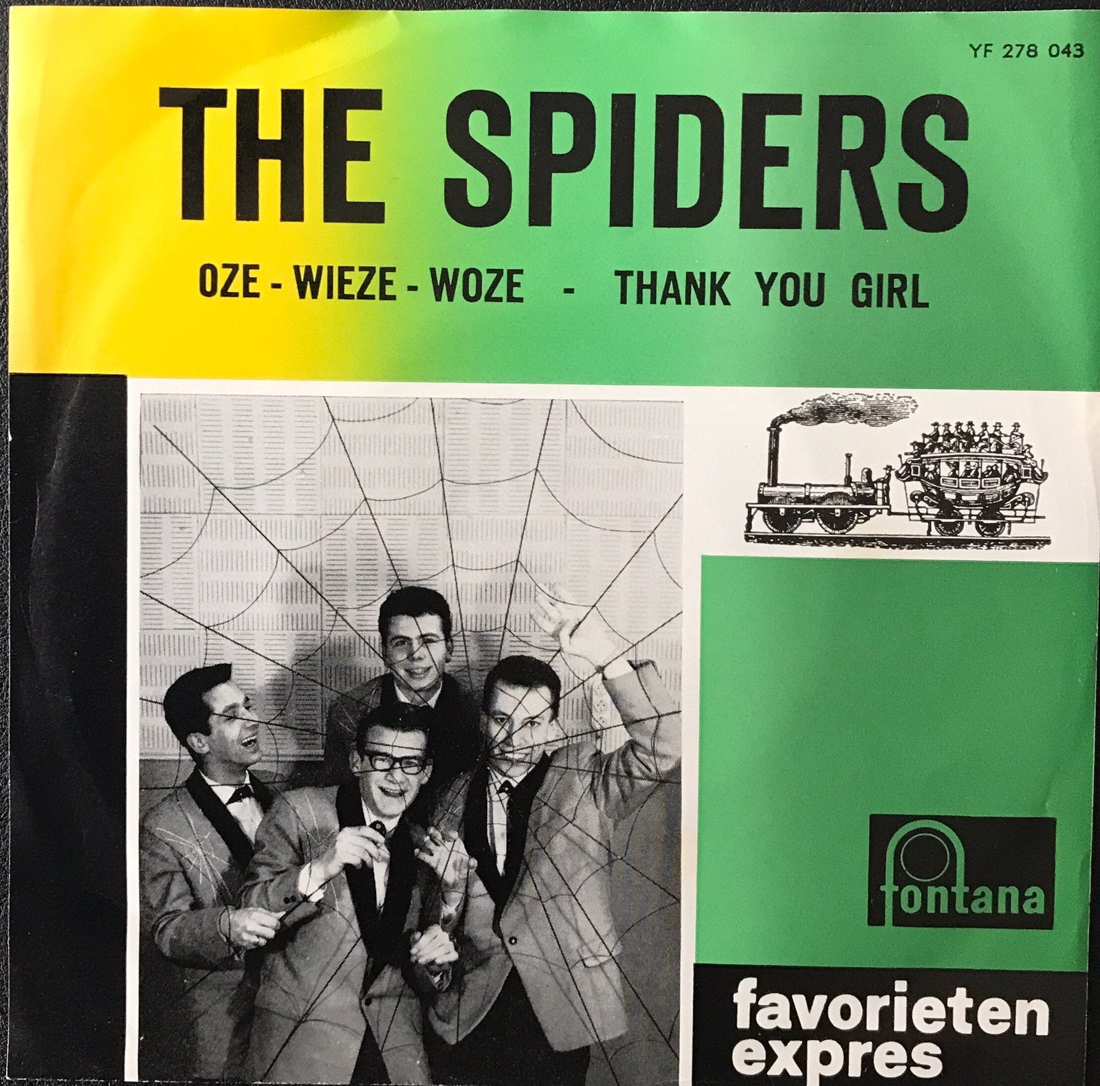 The Spiders - Oze-wieze-woze SUPERZELDZAME TOPPER ALS NIEUW