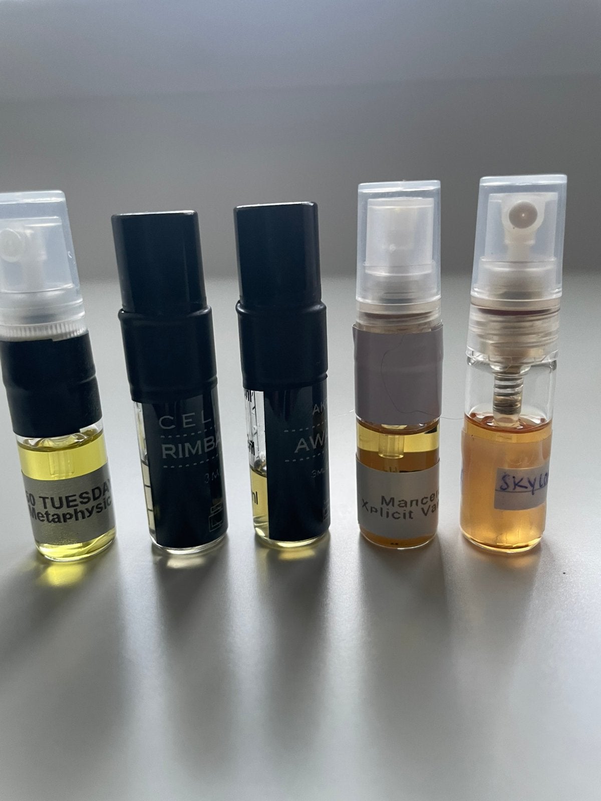 5 ml decants Niche geuren, Ophalen of Verzenden, Gebruikt, Proef of Tester
