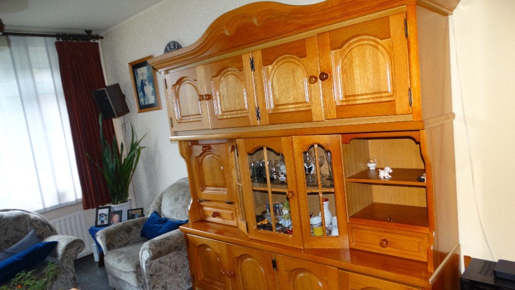 Vitrine kast, Ophalen, Glas, Gebruikt, 50 tot 100 cm